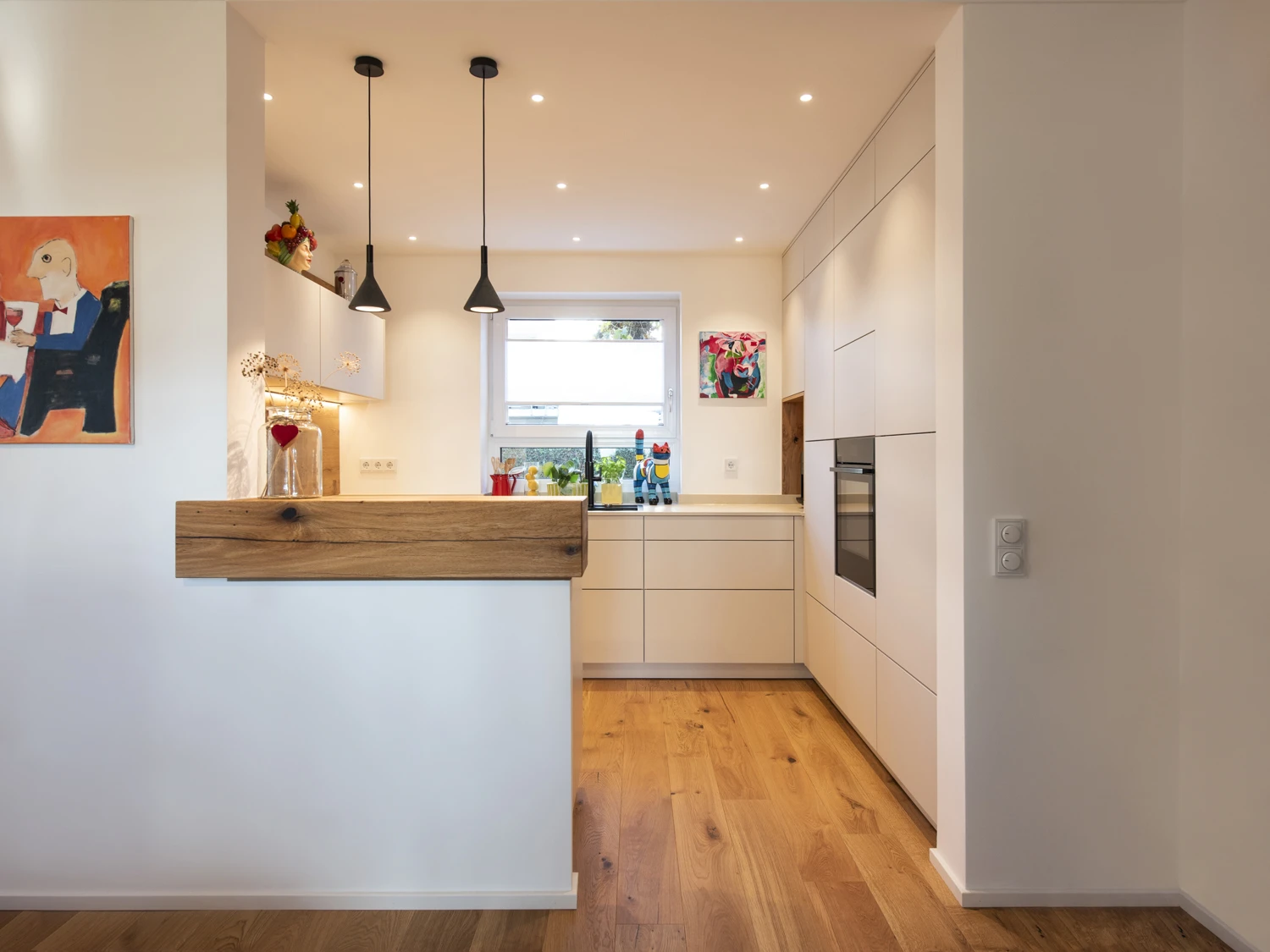 Holzdetail und Arbeitsfläche